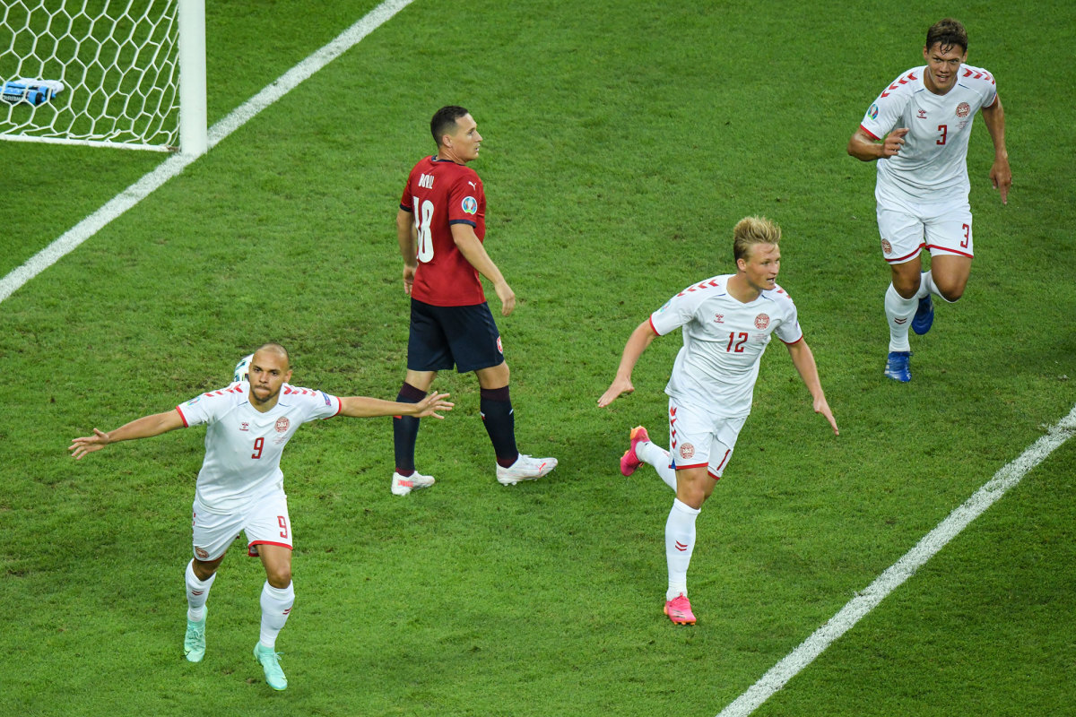 Denmark beats the Czech Republic in the Euro 2020 quarterfinals